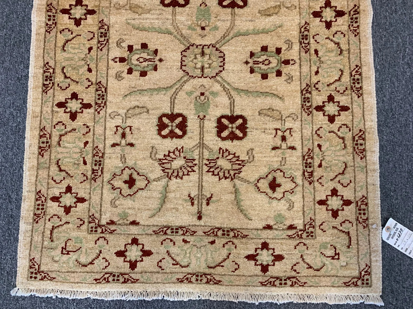 Chobi 2' 8"X10'Handmade Wool Runner Rug # 6378