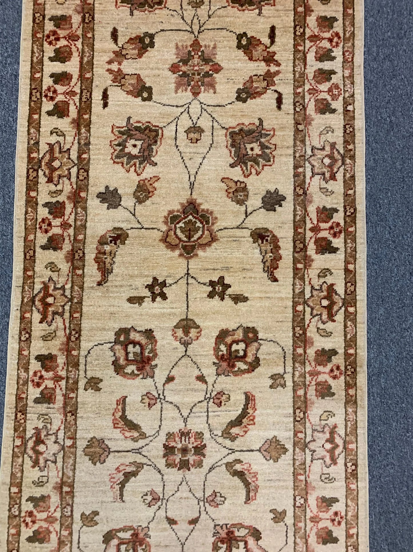 Chobi 2' 7" X 10' Handmade Wool Runner # 8793