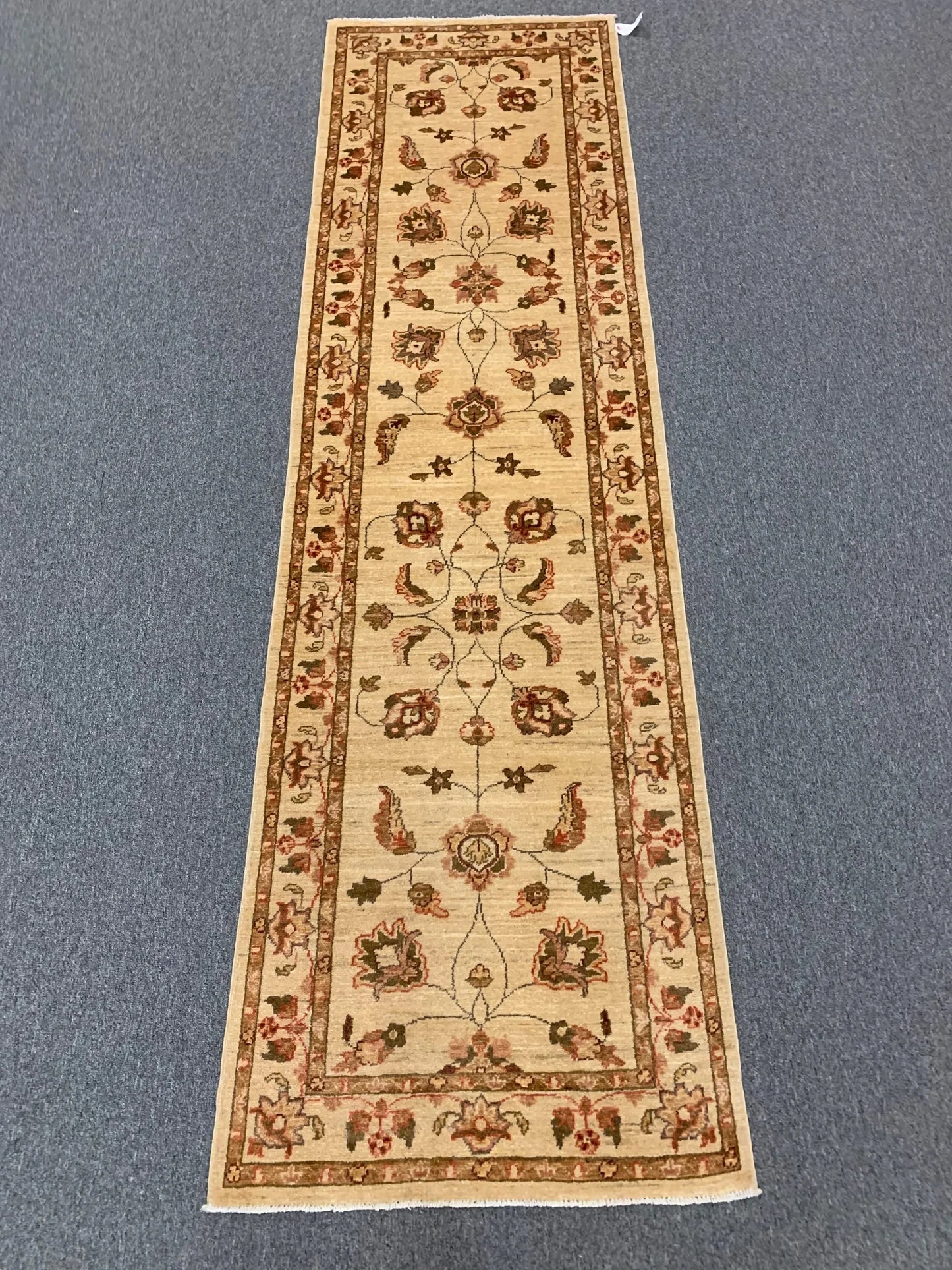 Chobi 2' 7" X 10' Handmade Wool Runner # 8793