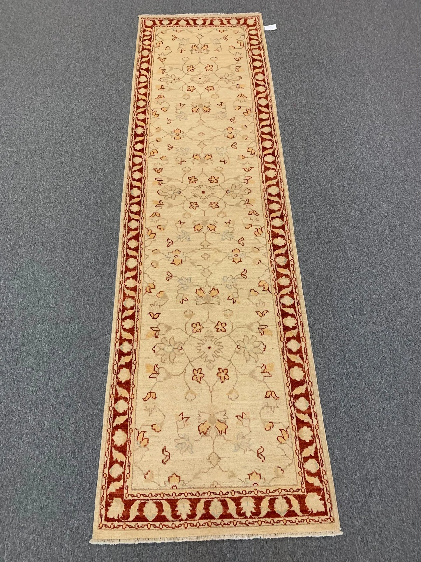 Chobi Ziegler 2' 7"X10' Handmade Wool Runner # 10286