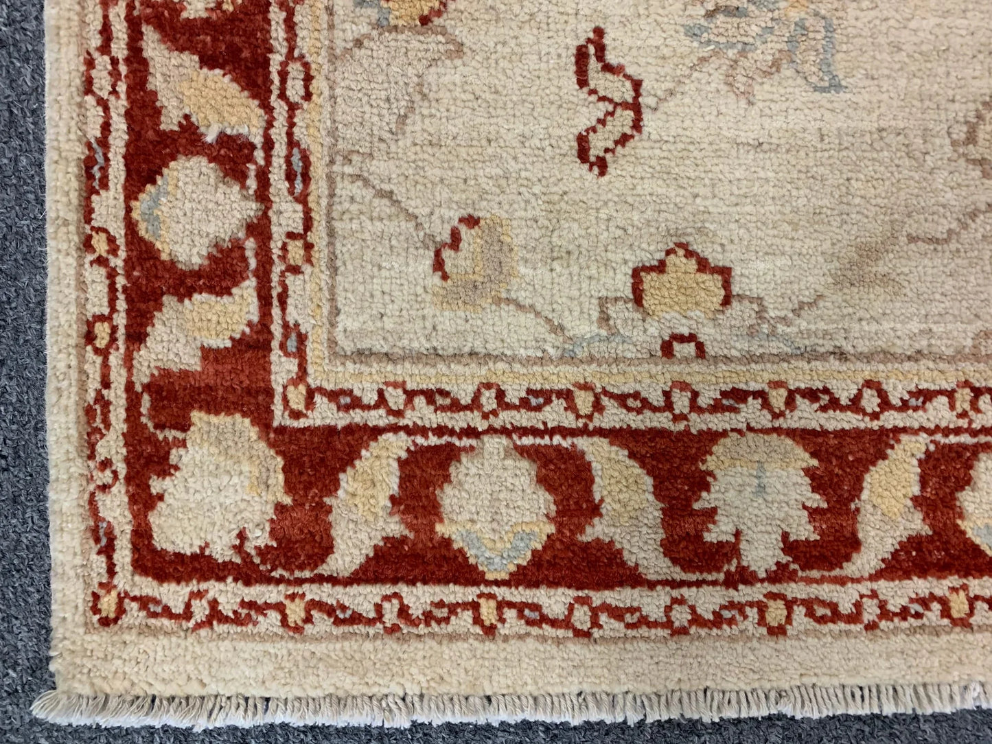Chobi Ziegler 2' 7"X10' Handmade Wool Runner # 10286