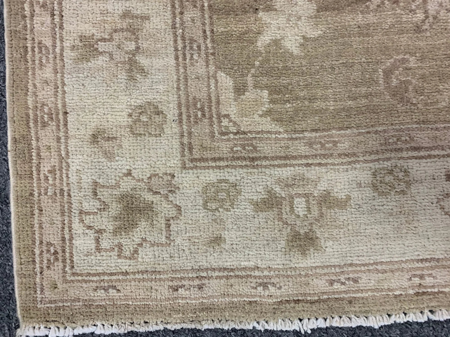 Oushak Ziegler 2' 7"X10' Handmade Wool Runner Rug # 9640
