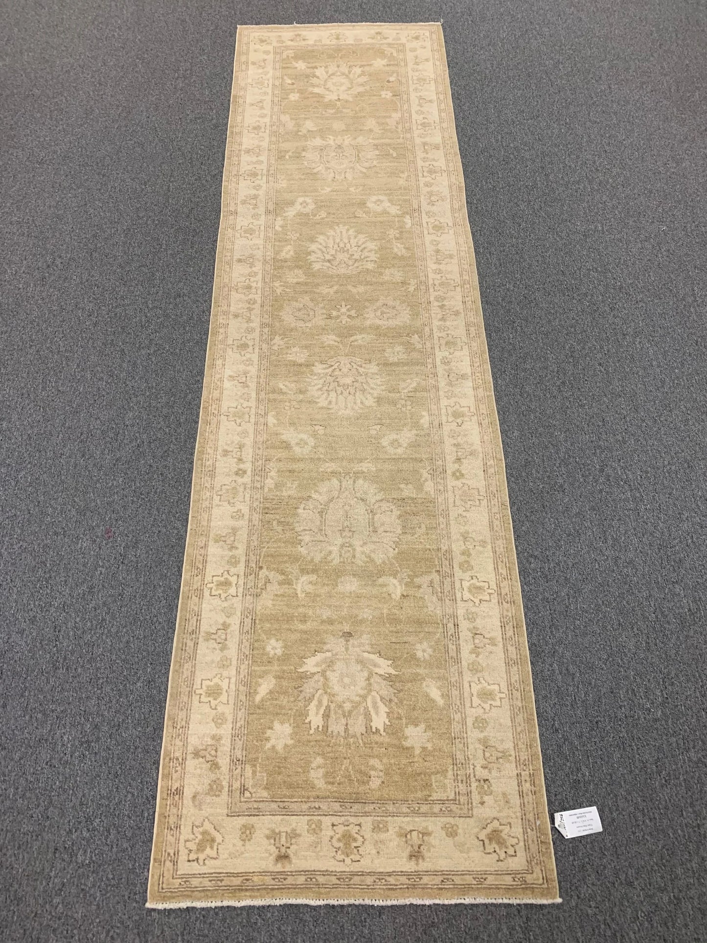 Oushak Ziegler 2' 7"X10' Handmade Wool Runner Rug # 9640