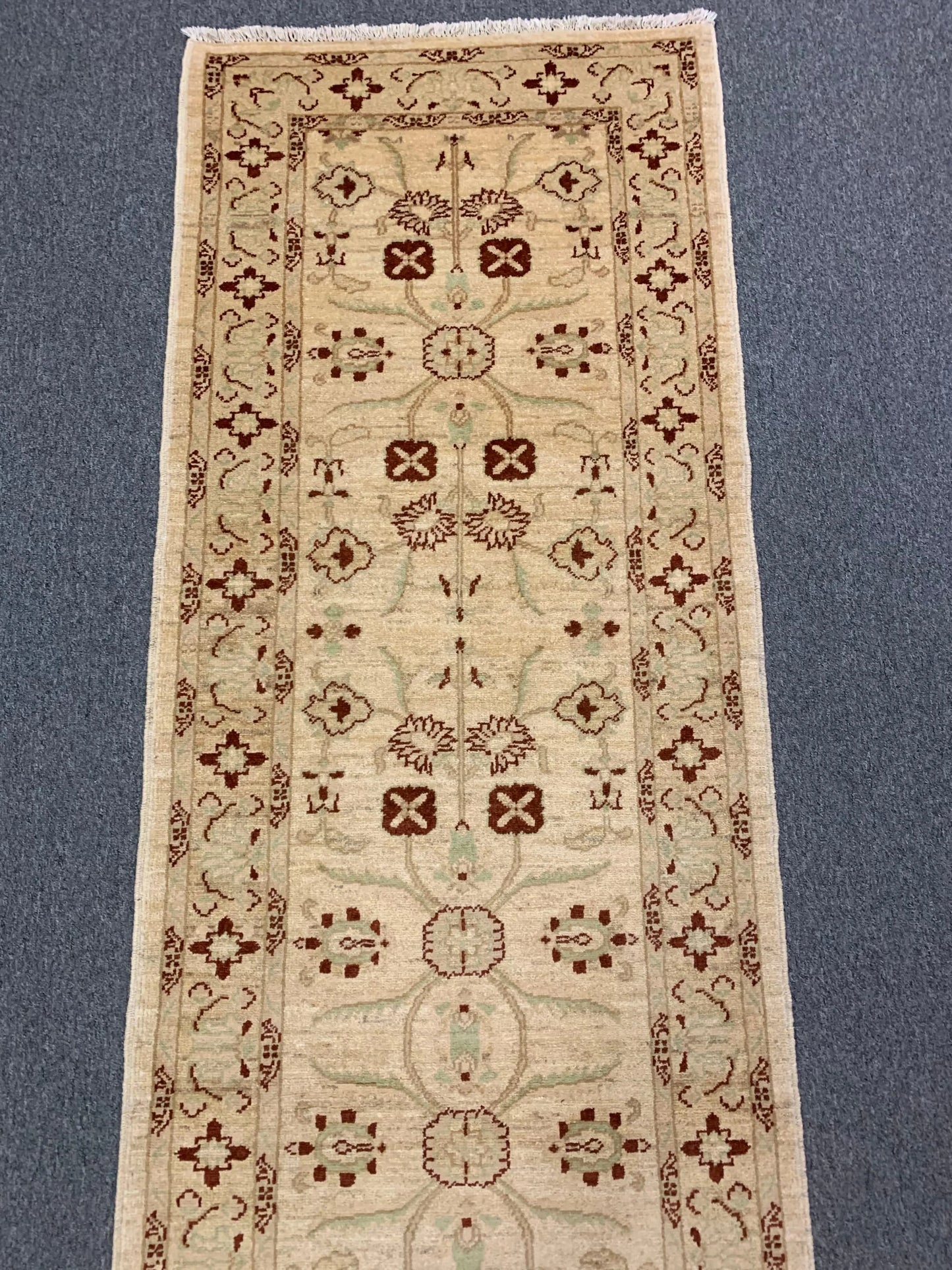 Chobi 2' 8"X10'Handmade Wool Runner Rug # 6378