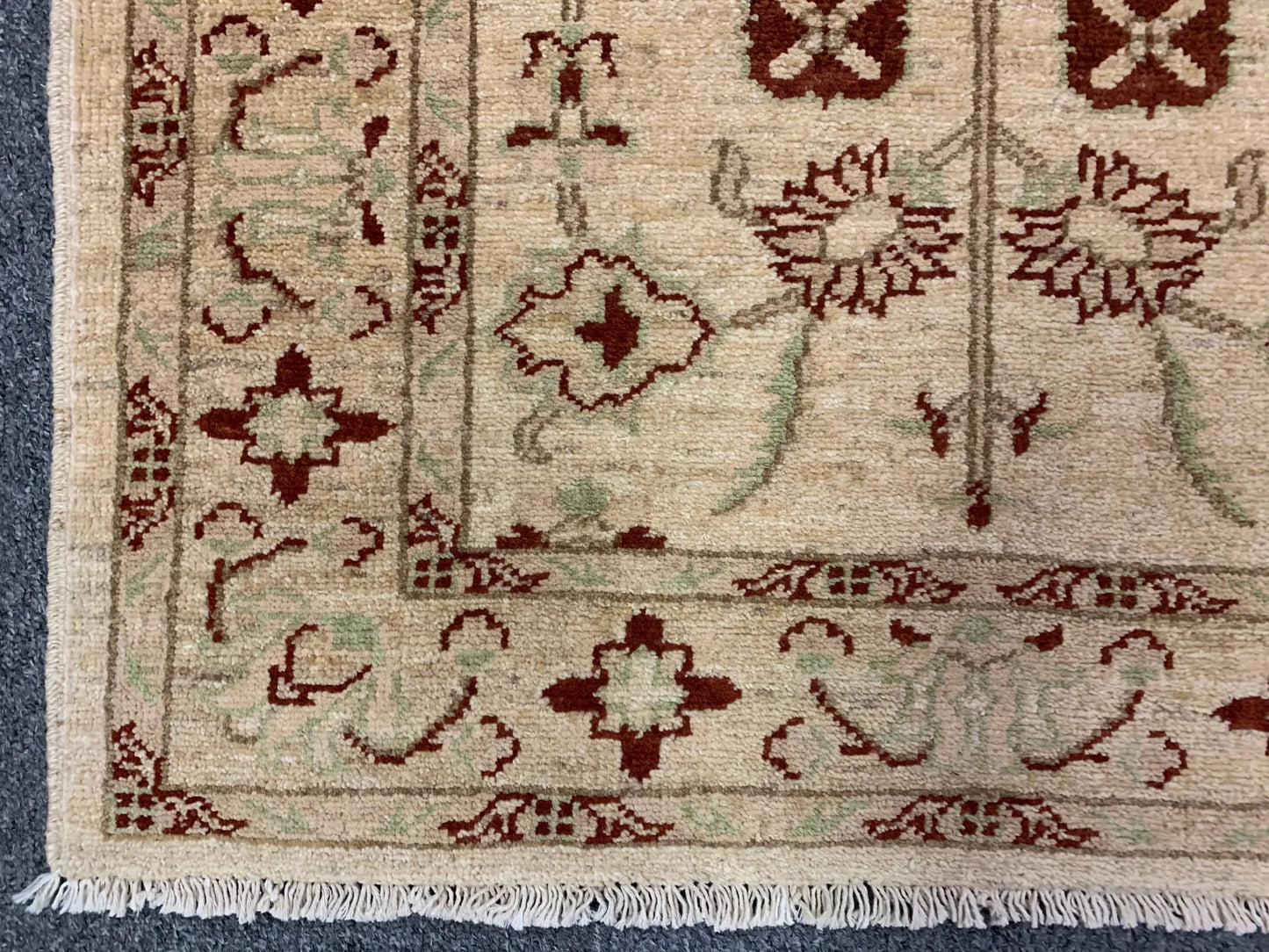 Chobi 2' 8"X10'Handmade Wool Runner Rug # 6378