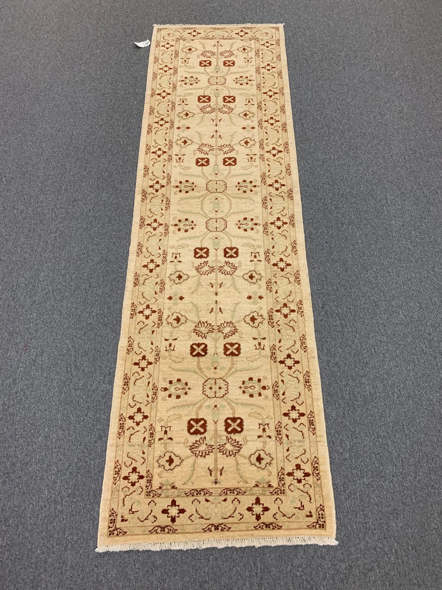 Chobi 2' 8"X10'Handmade Wool Runner Rug # 6378