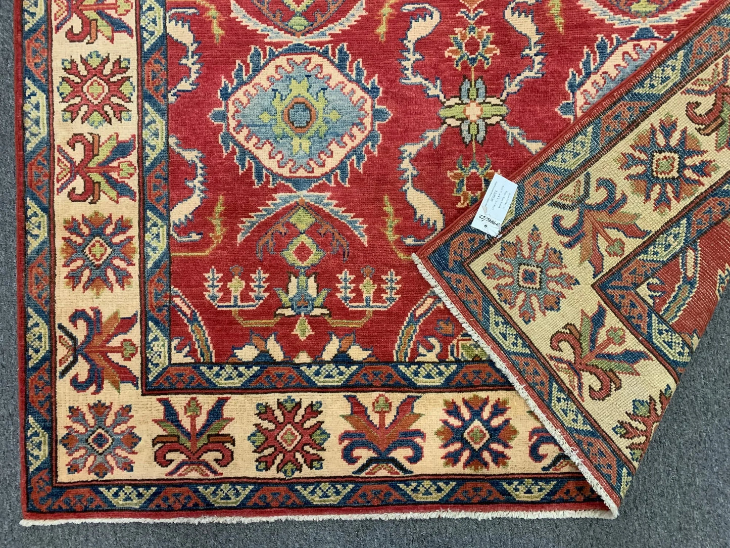 Kazak Rest 5X7 Handmade Wool Rug # 9446