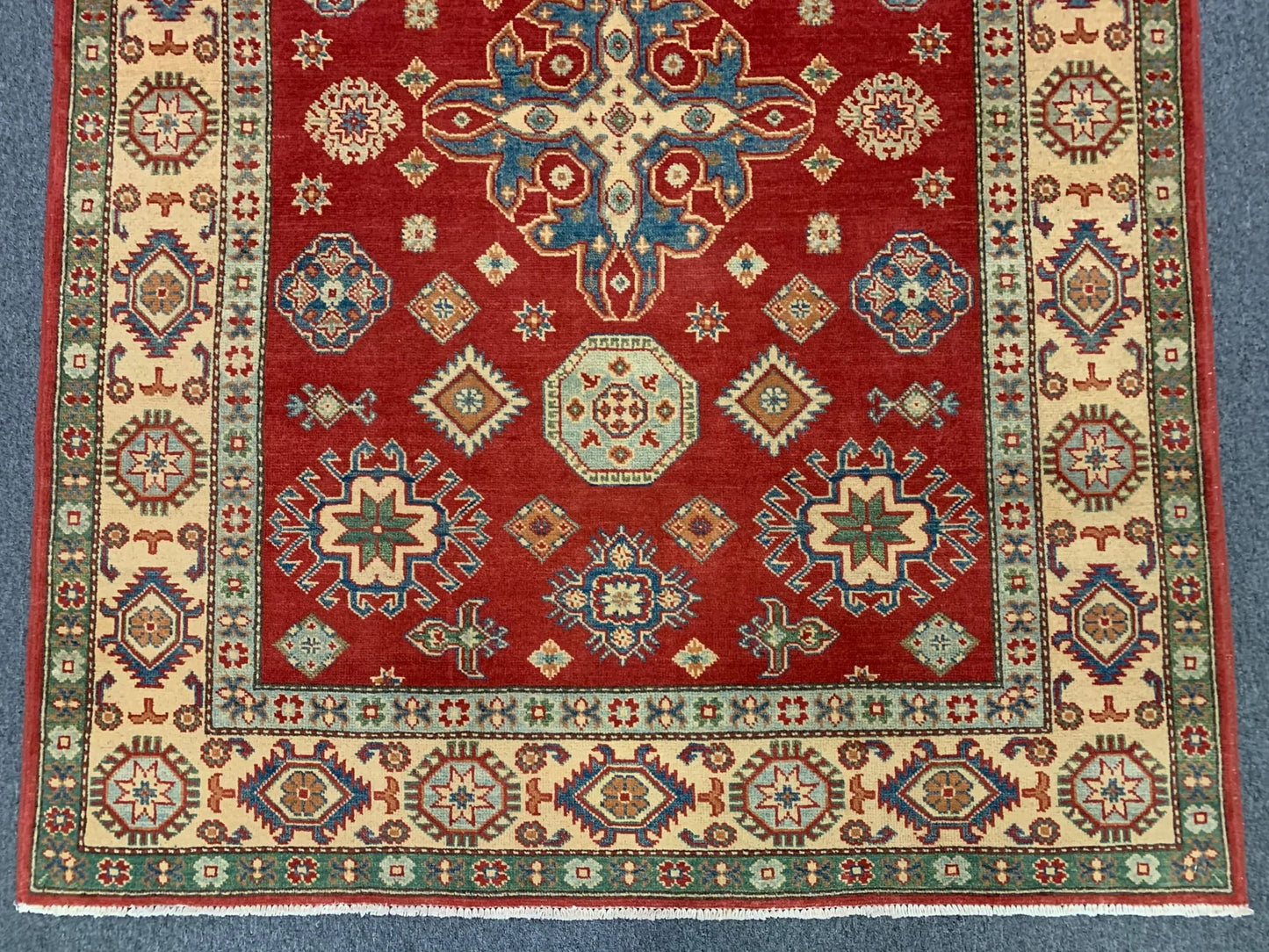 Kazak 5X7 Handmade Wool Tribal Rug # 10062