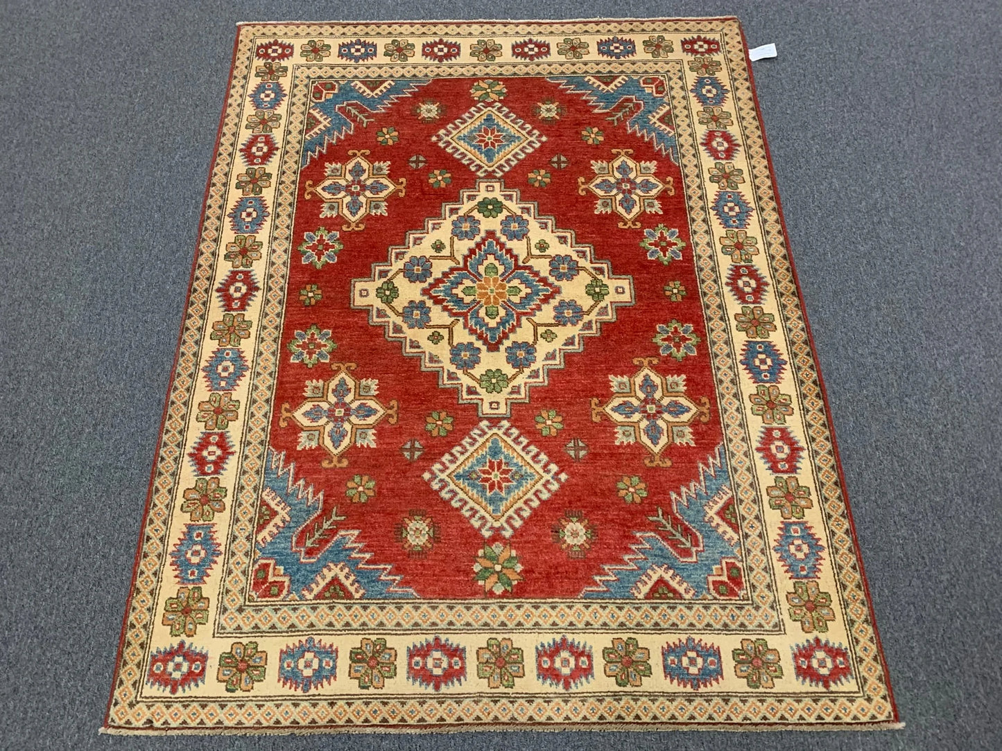 Kazak 5X7 Tribal Handmade Wool Rug # 10005
