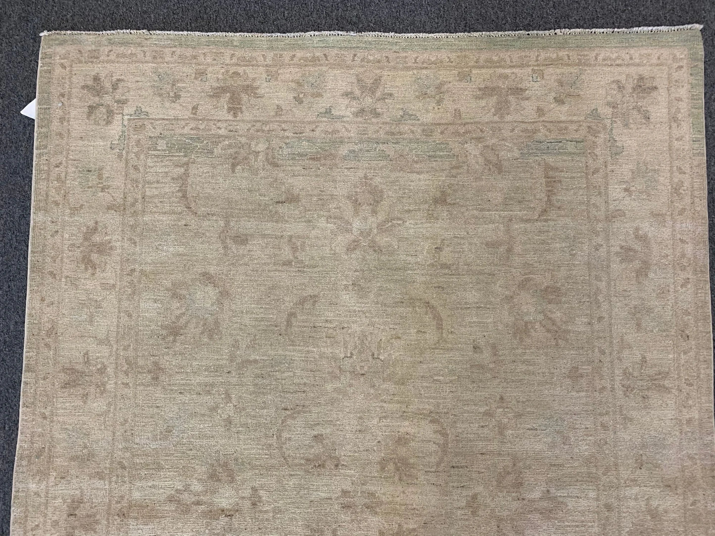 Chobi Ivory/antique looks 5X7 Handmade Wool Rug # 9818