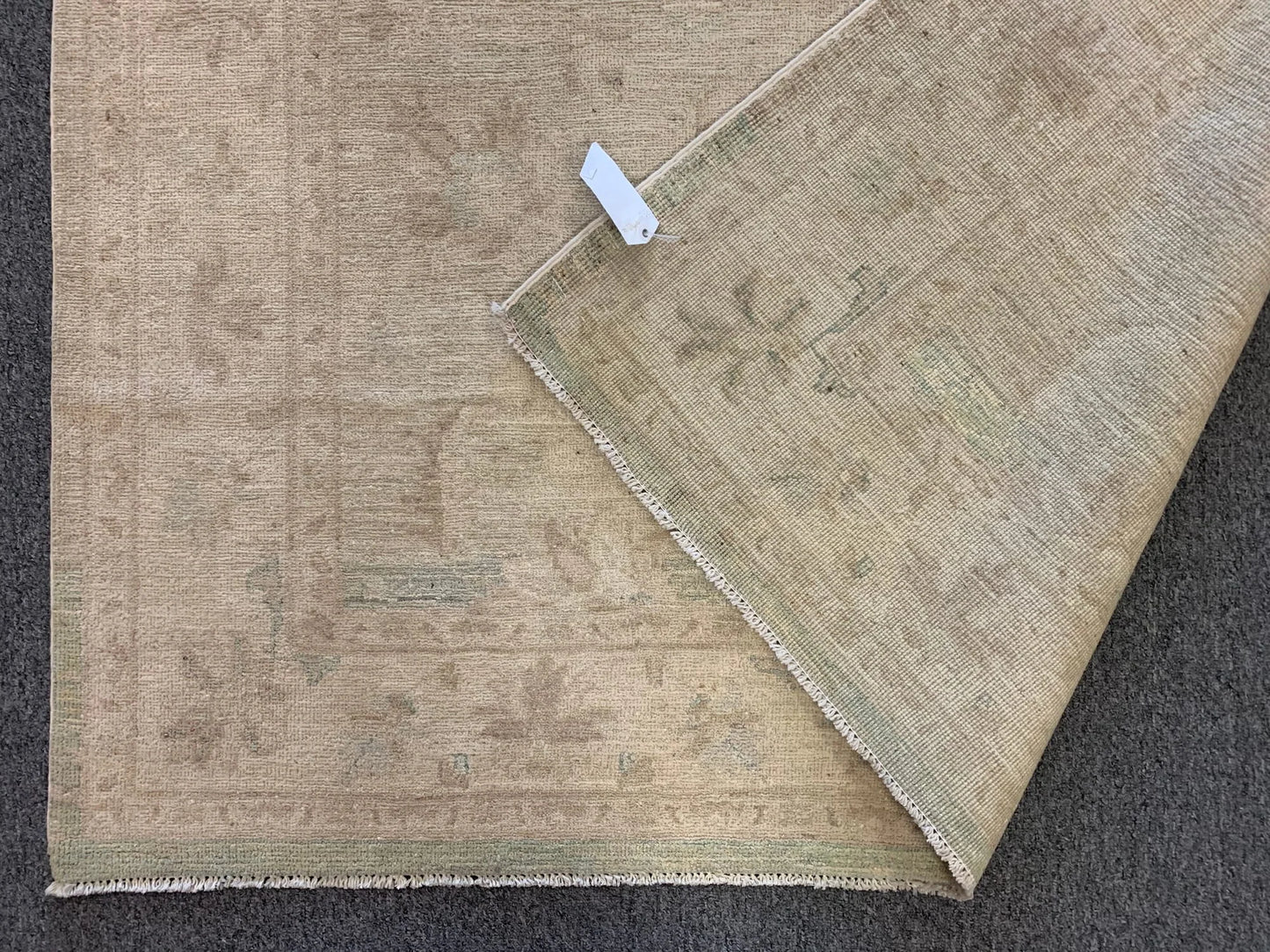 Chobi Ivory/antique looks 5X7 Handmade Wool Rug # 9818
