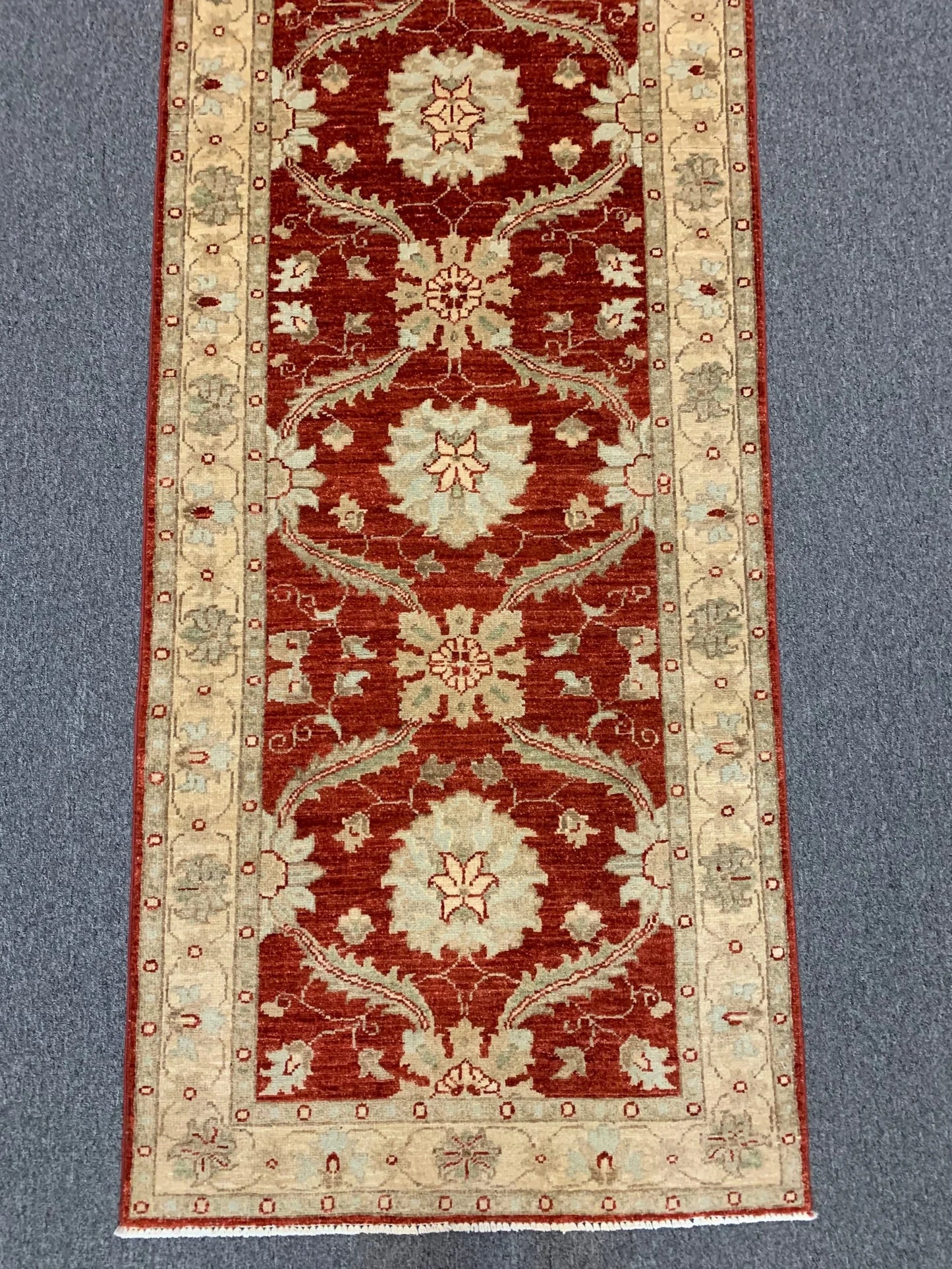 2' 8"X10' Oushak Chobi Handmade Wool Runner # 10284