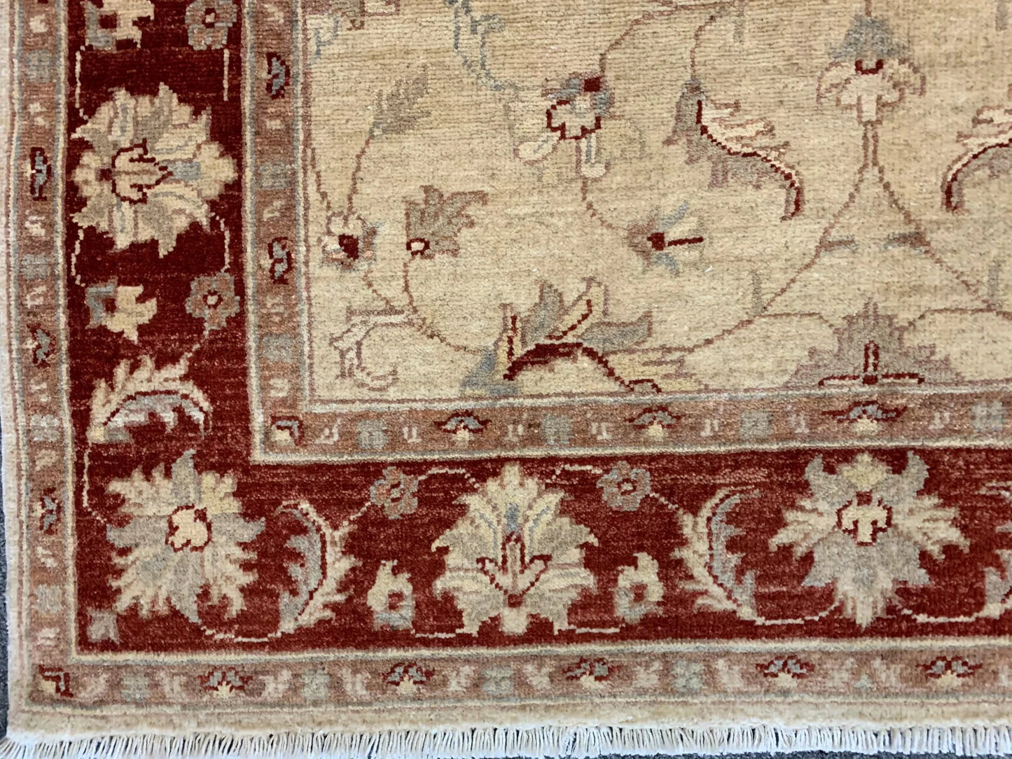 4X6 Chobi Ziegler Handmade Wool Rug # 8746