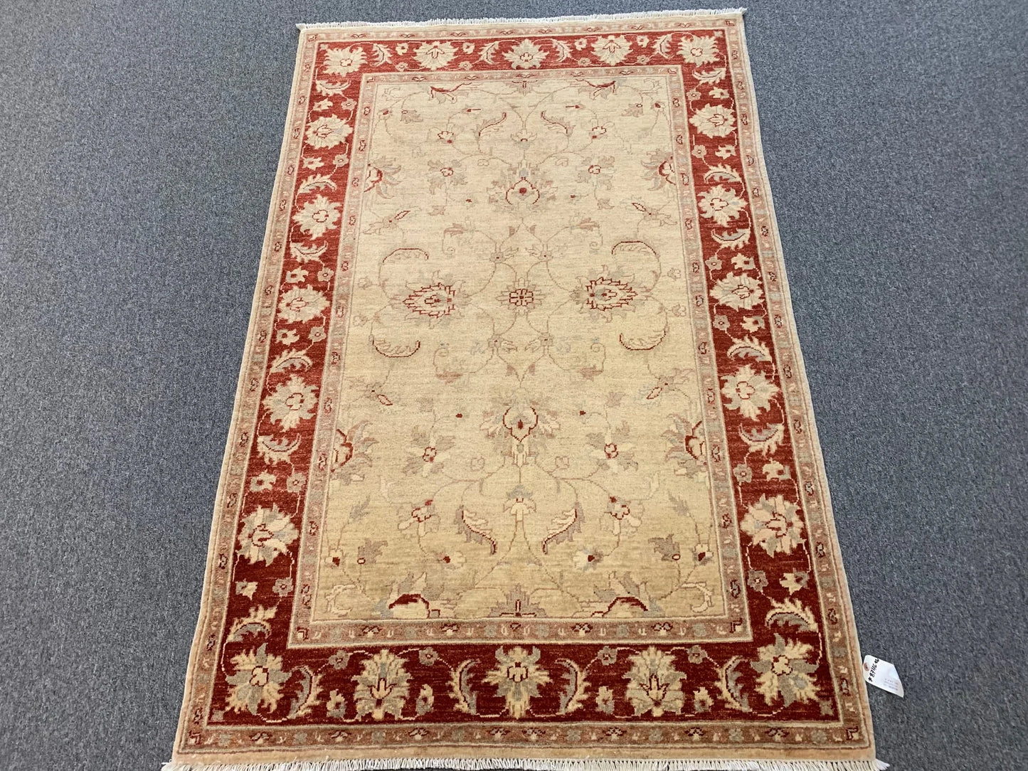 4X6 Chobi Ziegler Handmade Wool Rug # 8746