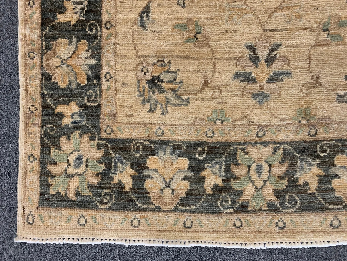 Runner Chobi 2' 9"X10' Handmade Wool Rug # 10538
