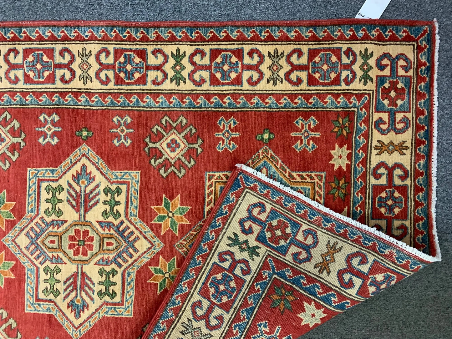 3' X 5' Fine Kazak Handmade Wool Rug # 10423