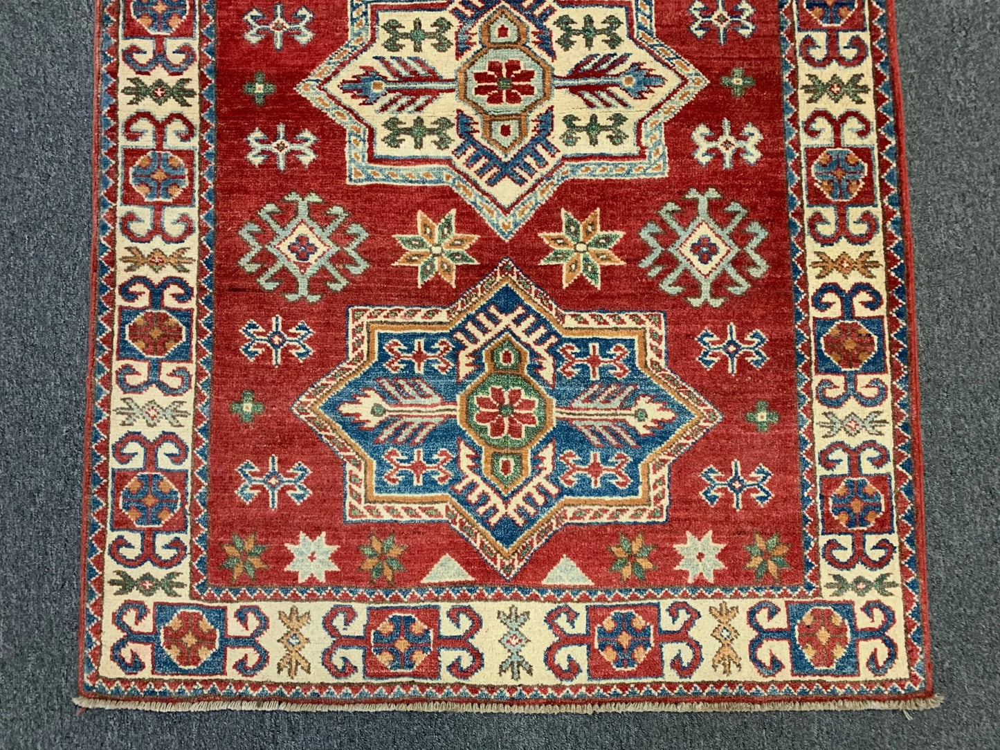 3' X 5' Fine Kazak Handmade Wool Rug # 10152
