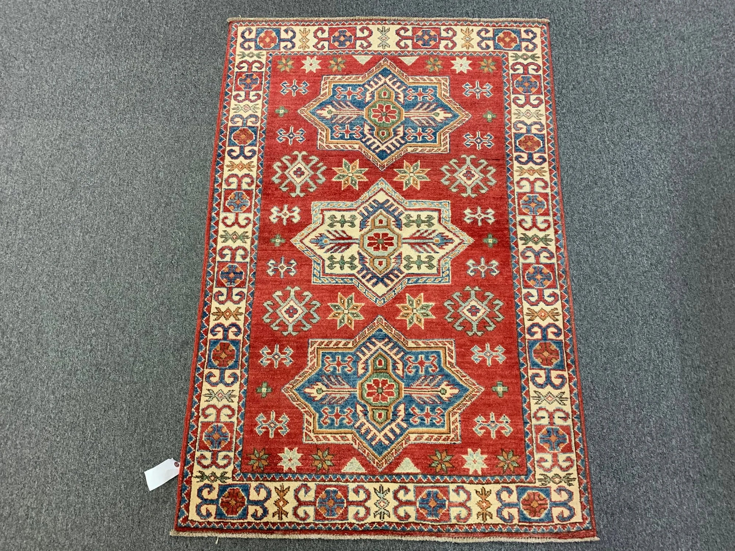 3' X 5' Fine Kazak Handmade Wool Rug # 10152