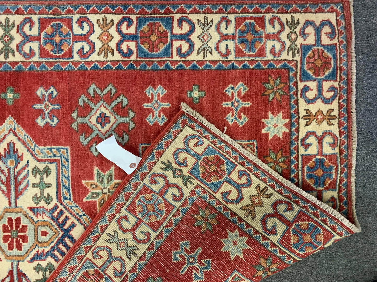 3' X 5' Fine Kazak Handmade Wool Rug # 10152
