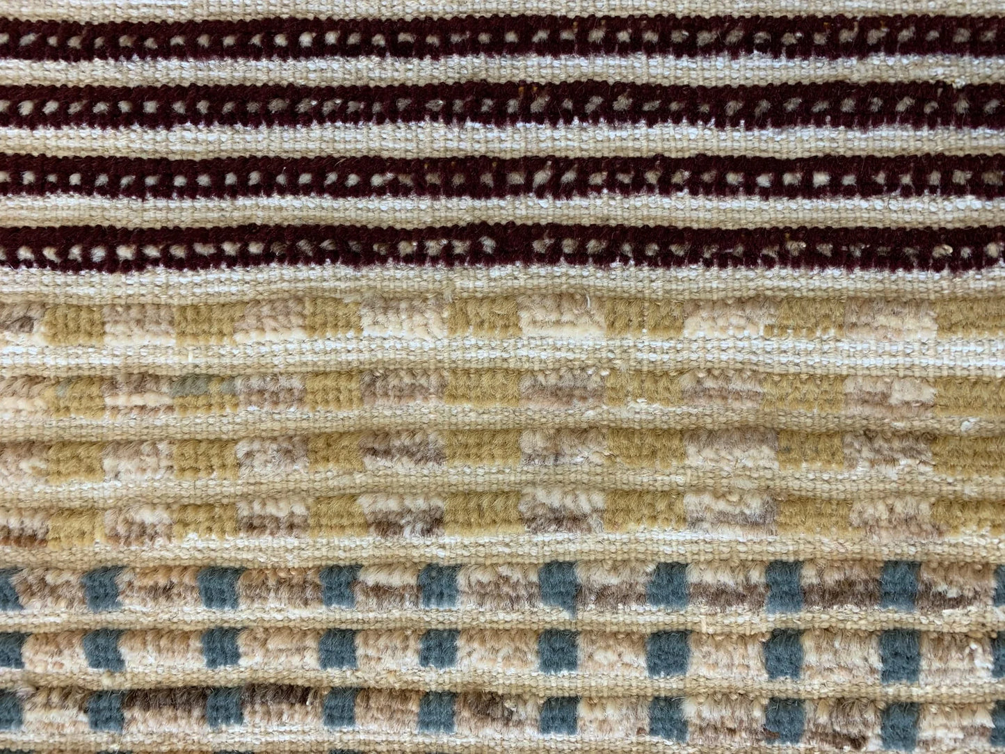 Multicolor Striped 3X6 handmade Wool Rug # 9245