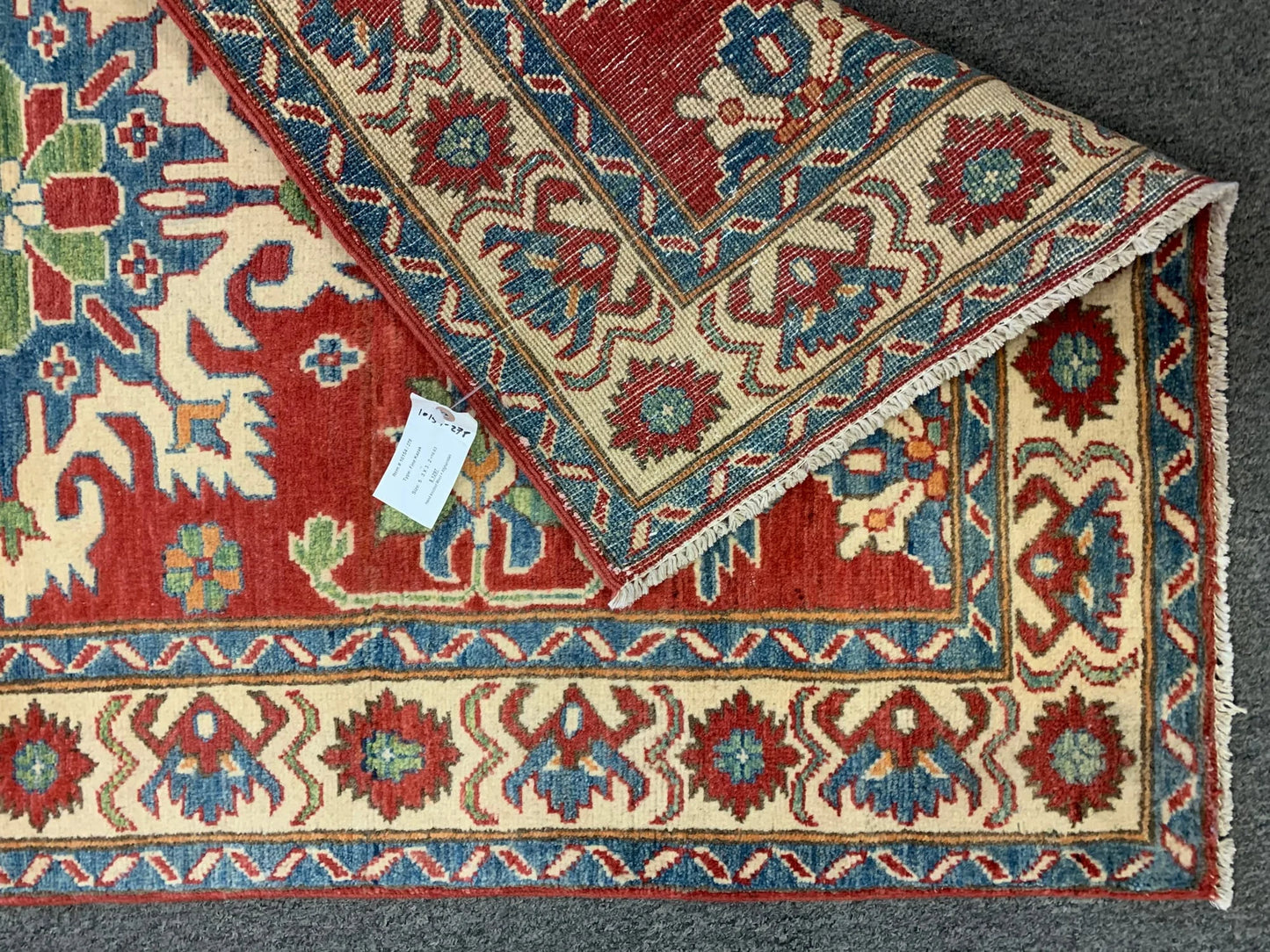 3' X 5' Fine Kazak Handmade Wool Rug # 10154