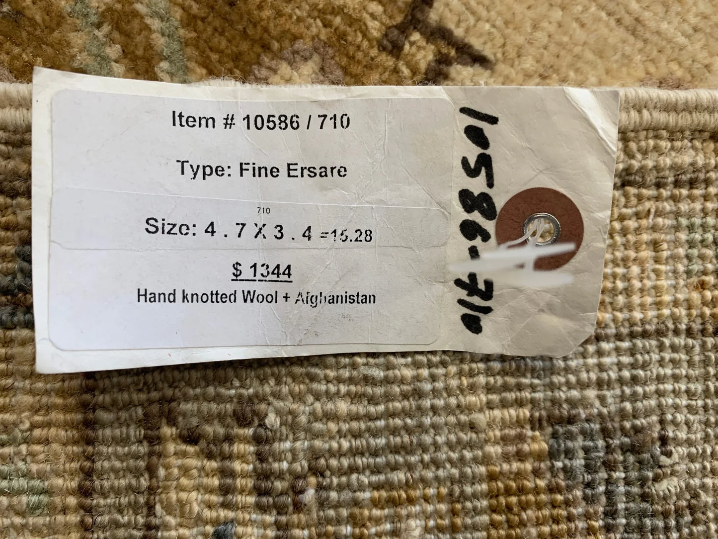 3X5 Oushak Ziegler Handmade Wool Rug # 10586