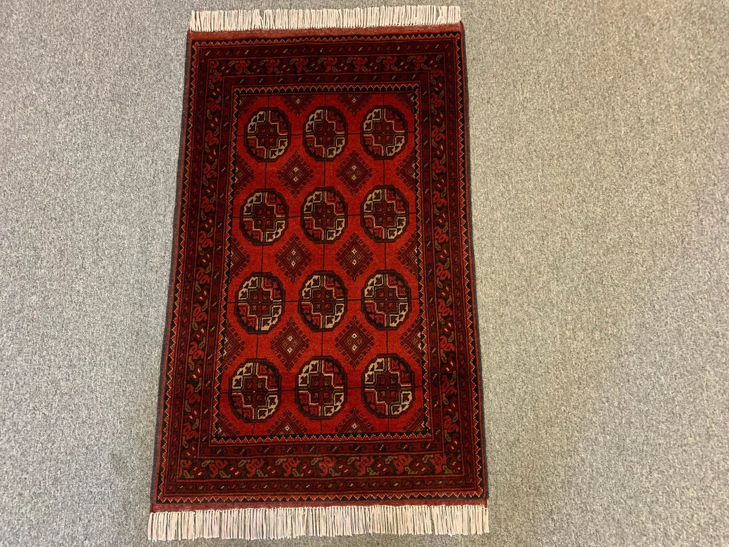 Khall Tribal Bokhara 3X4 Handmade Wool Rug # 11969