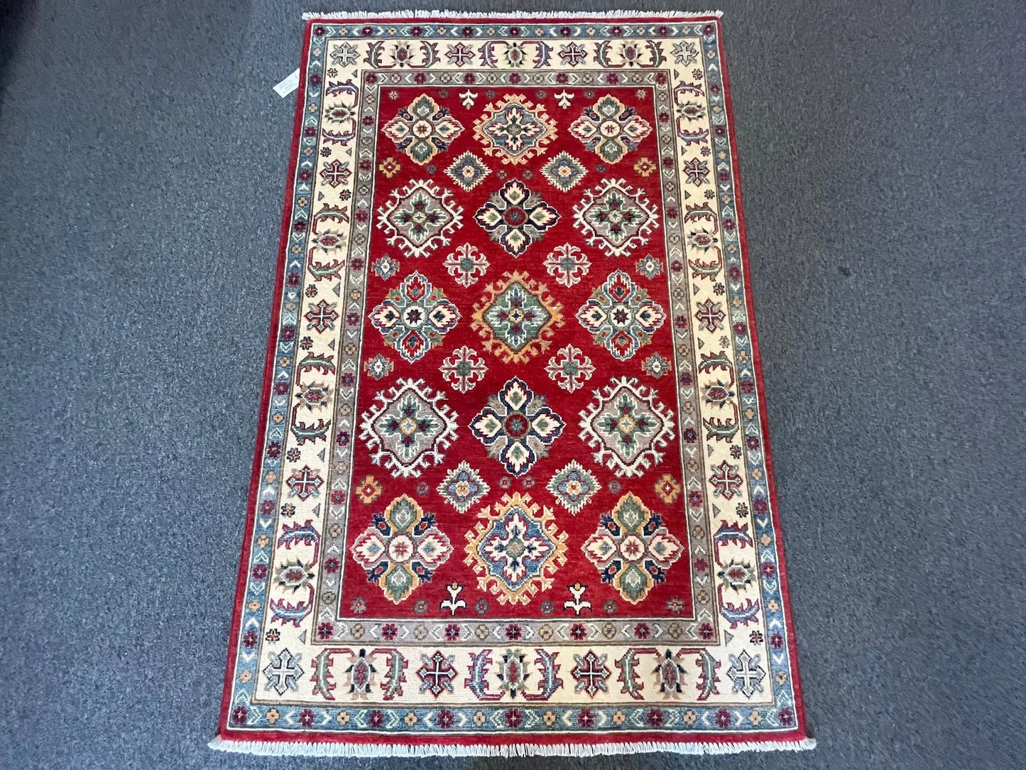 4′ X 6′ Kazak Handmade Wool Rug # 12664