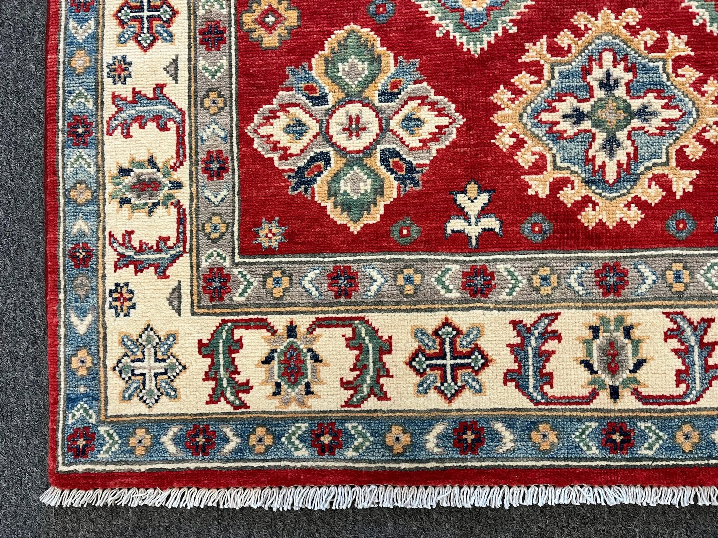 4′ X 6′ Kazak Handmade Wool Rug # 12664