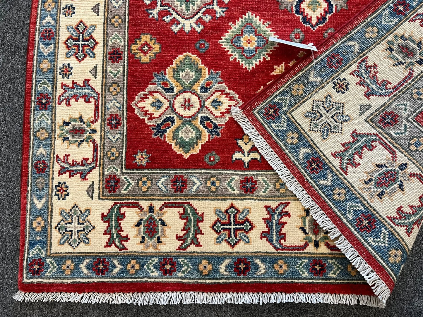 4′ X 6′ Kazak Handmade Wool Rug # 12664