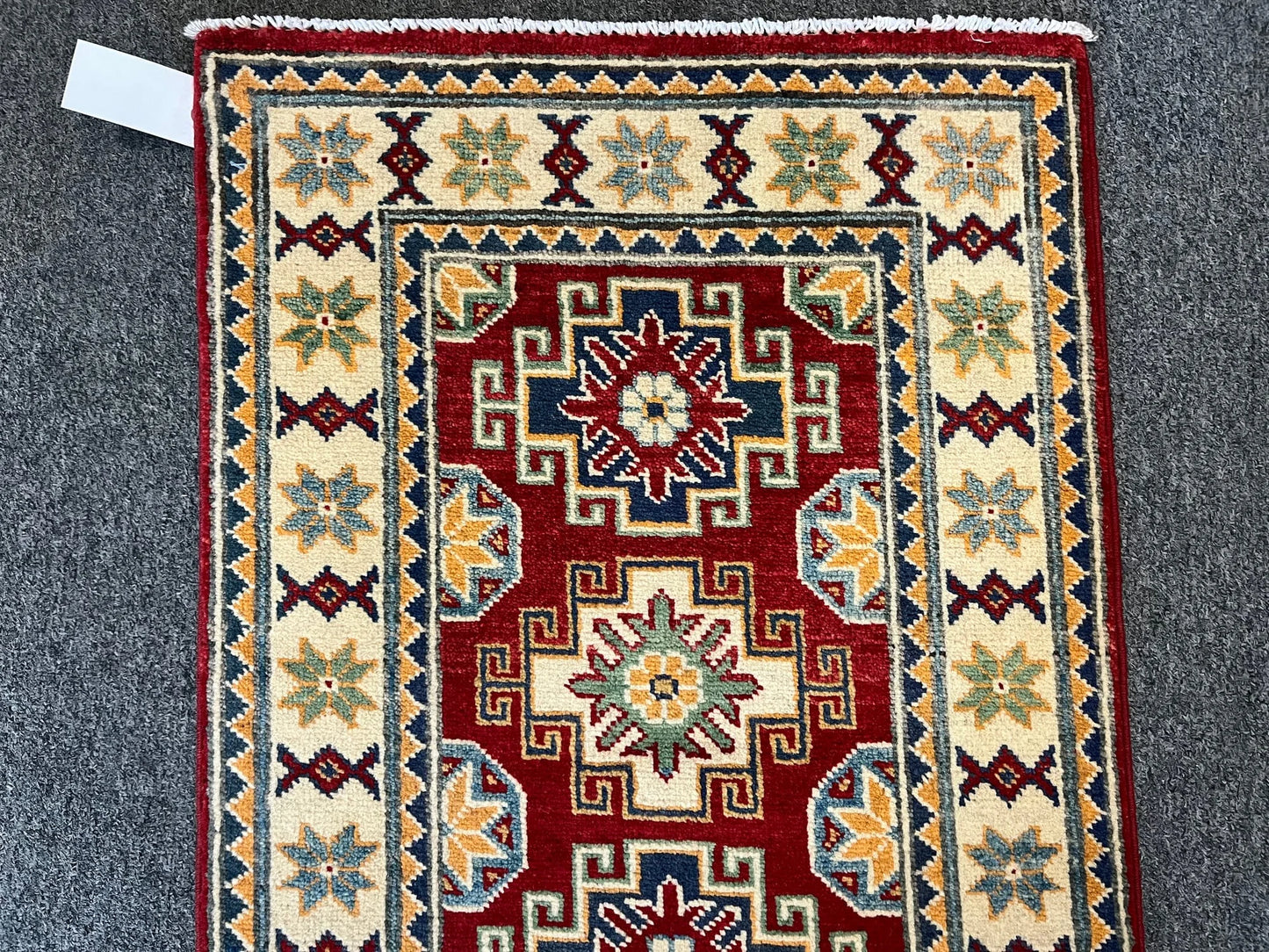 2' X 3' Fine Kazak Handmade Wool Rug # 12628