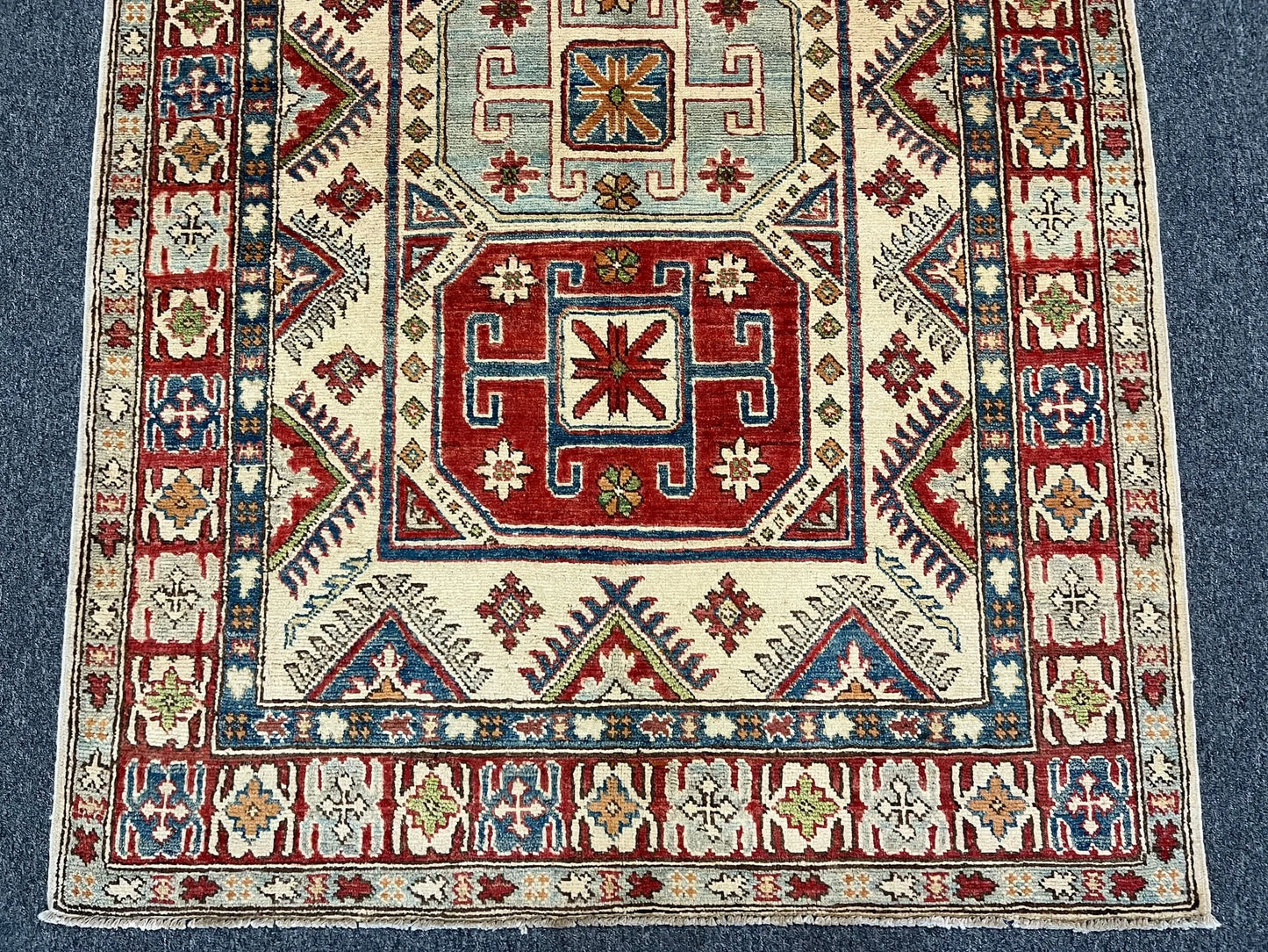 4X6 Kazak Handmade Wool Rug # 9887