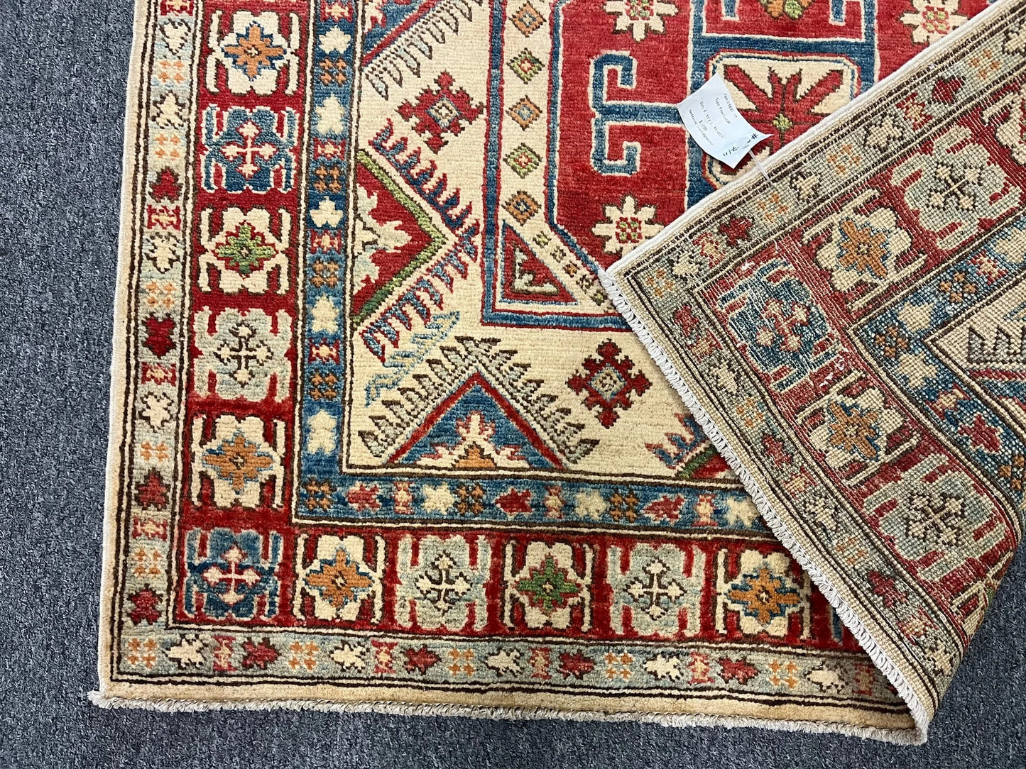 4X6 Kazak Handmade Wool Rug # 9887