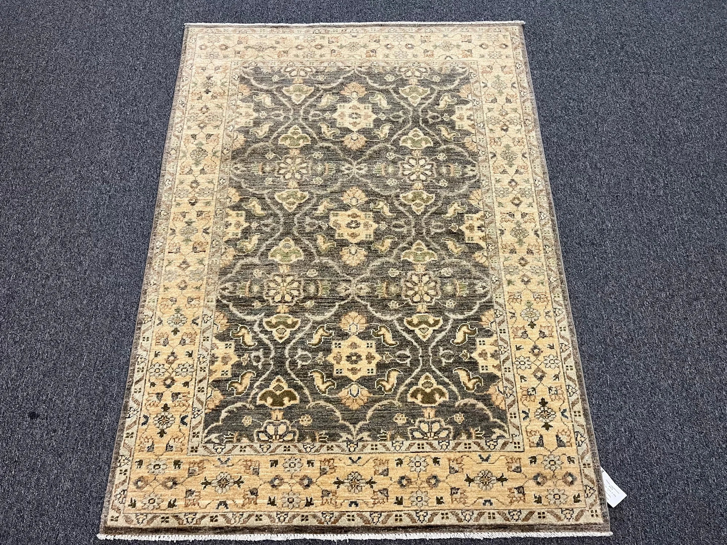 4X6 Zeigler Chobi Handmade Wool Rug # 10302