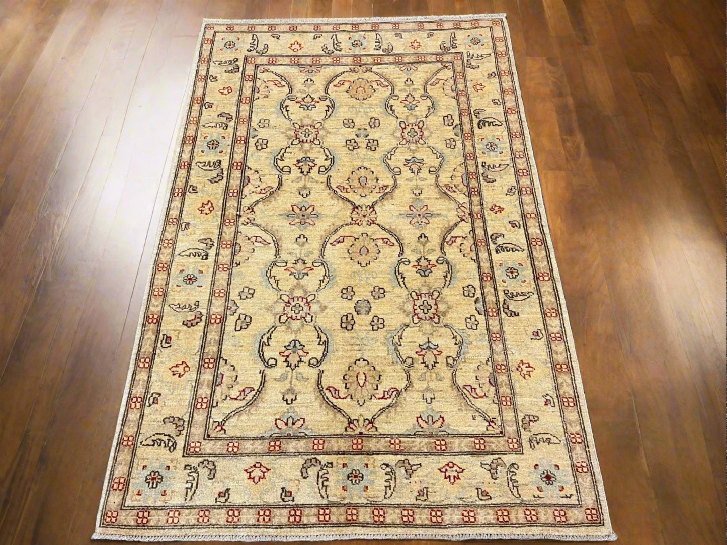4X6 Ziegler Chobi Handmade Wool Rug # 10297