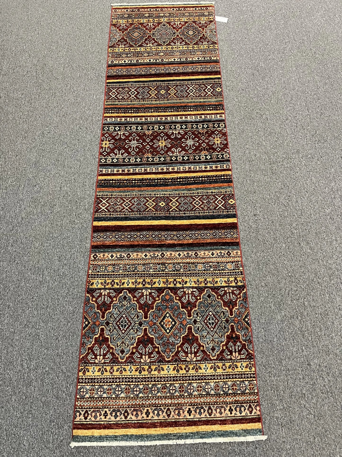2' 7"X10' Tribal Khurjin Handmade Wool Runner Rug # 13218