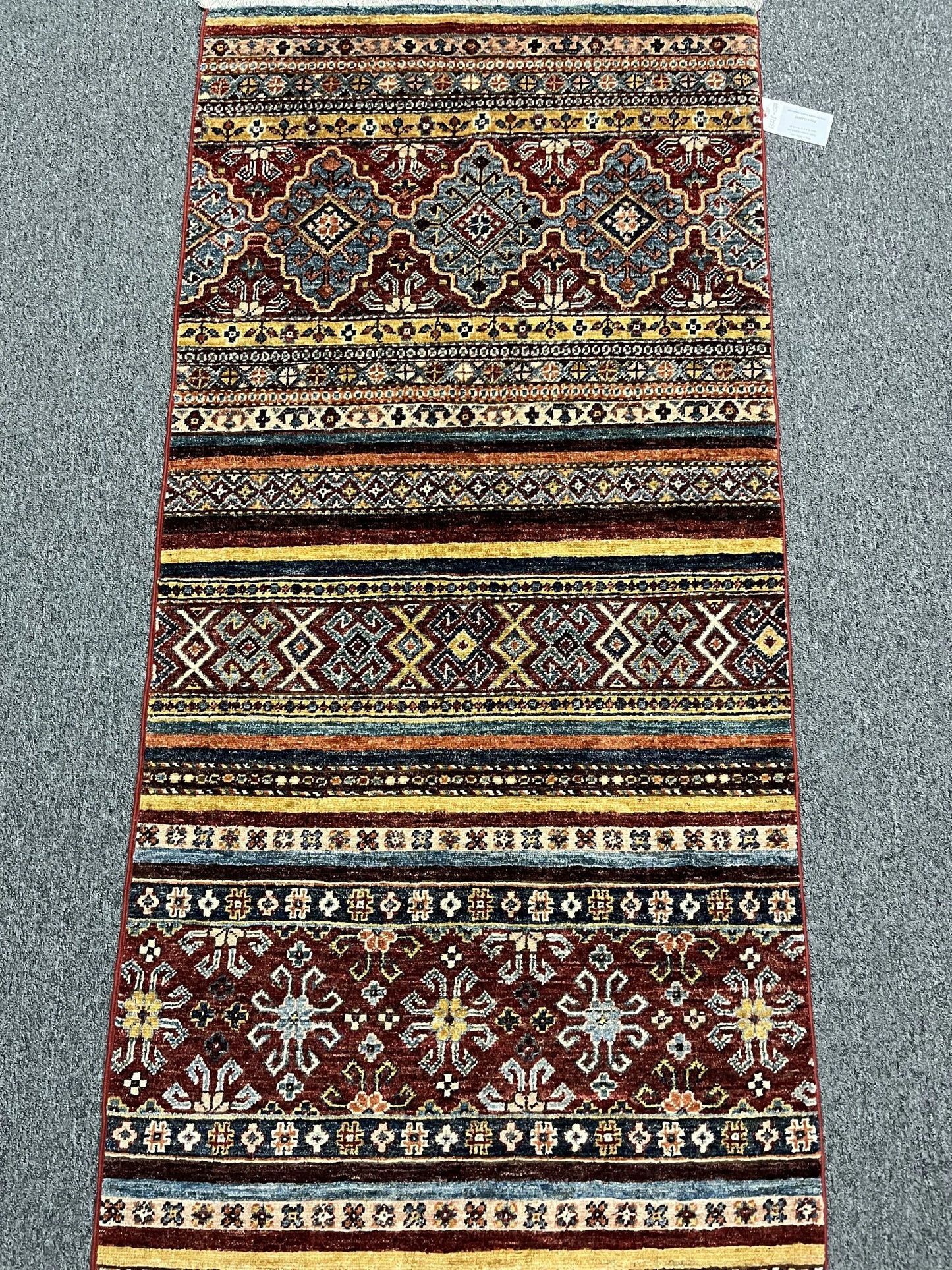 2' 7"X10' Tribal Khurjin Handmade Wool Runner Rug # 13218