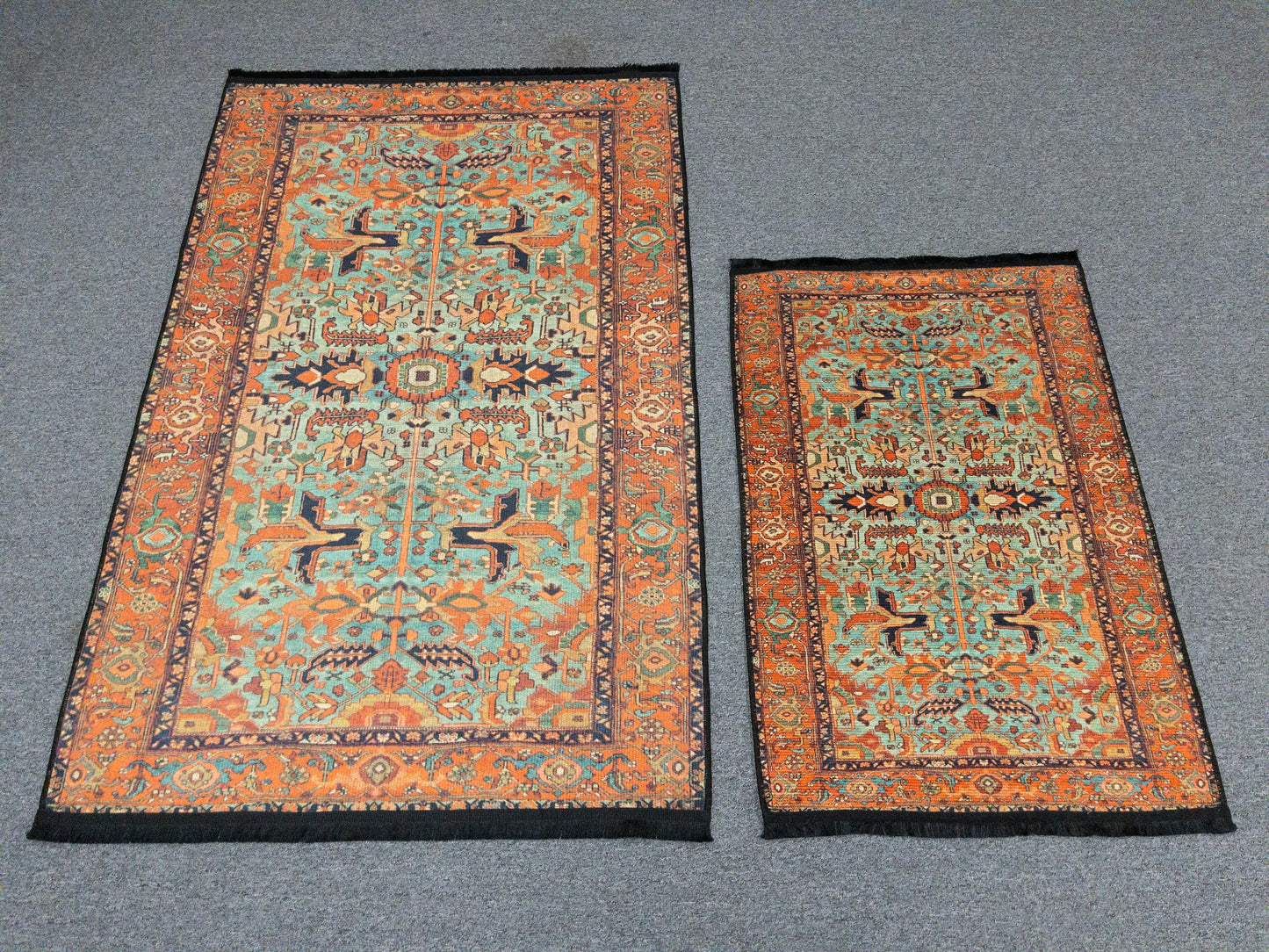 Floral Machine Washable Area Rug