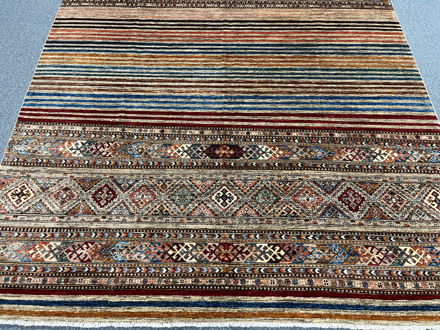 8X10 Khurjin Handmade Wool Rug # 14566