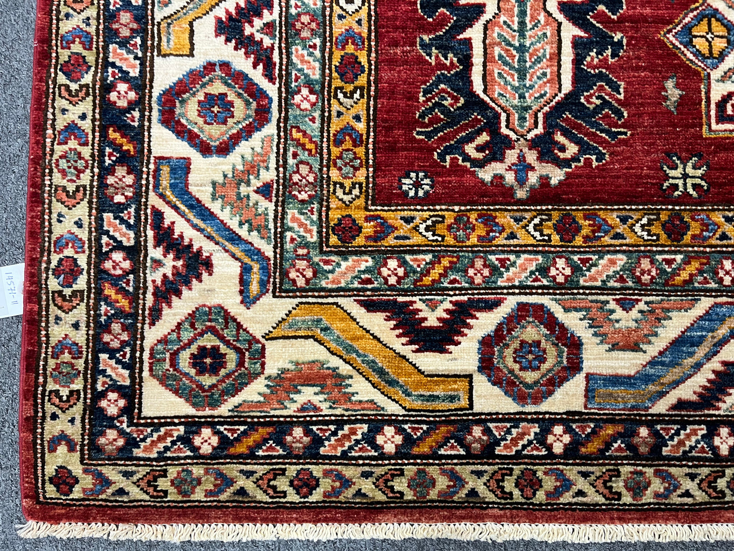 Super Kazak 6X8 Handmade Wool Rug # 14571