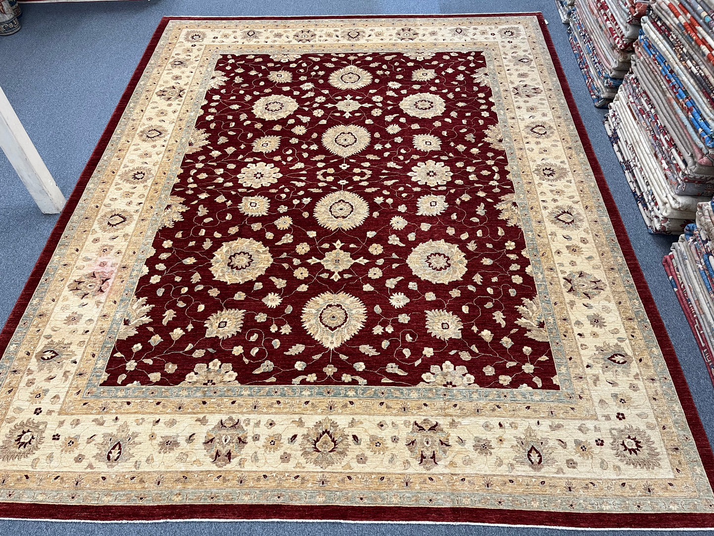 12X15 Chobi Ziegler Handmade Wool Rug # 8587