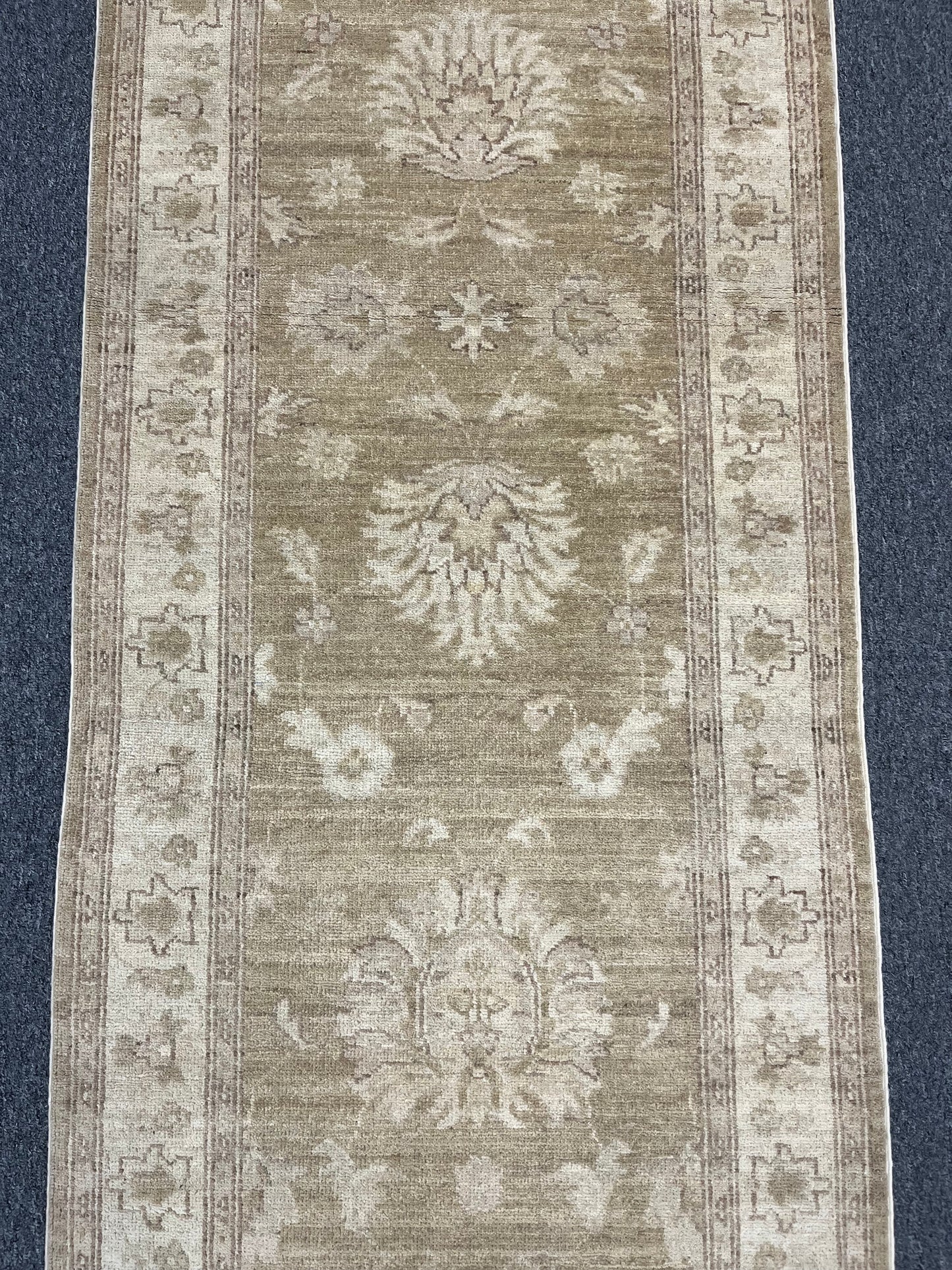 Oushak Ziegler 2' 7"X10' Handmade Wool Runner Rug # 9640