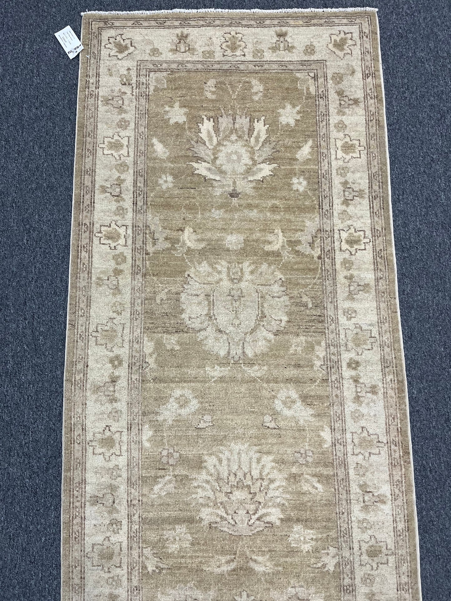 Oushak Ziegler 2' 7"X10' Handmade Wool Runner Rug # 9640