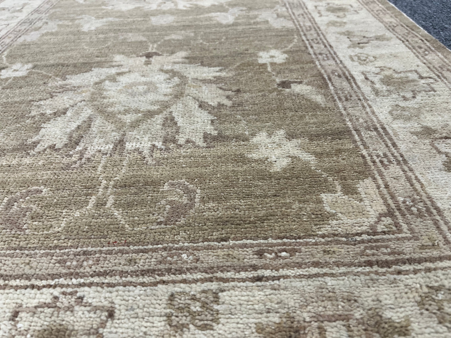 Oushak Ziegler 2' 7"X10' Handmade Wool Runner Rug # 9640