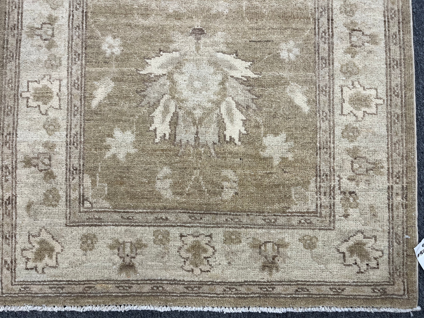 Oushak Ziegler 2' 7"X10' Handmade Wool Runner Rug # 9640