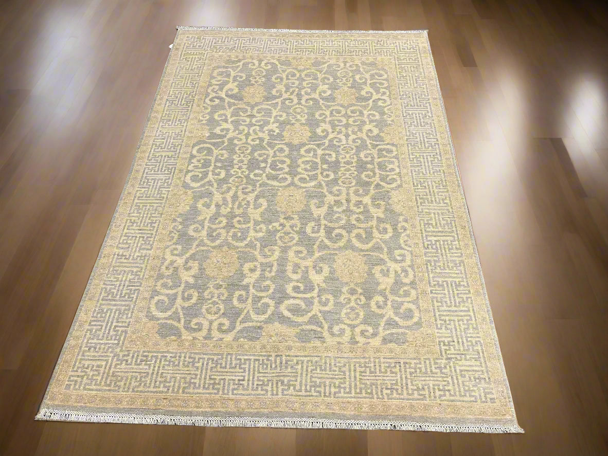6X9 Chobi Ziegler Handmade Wool Rug # 14273