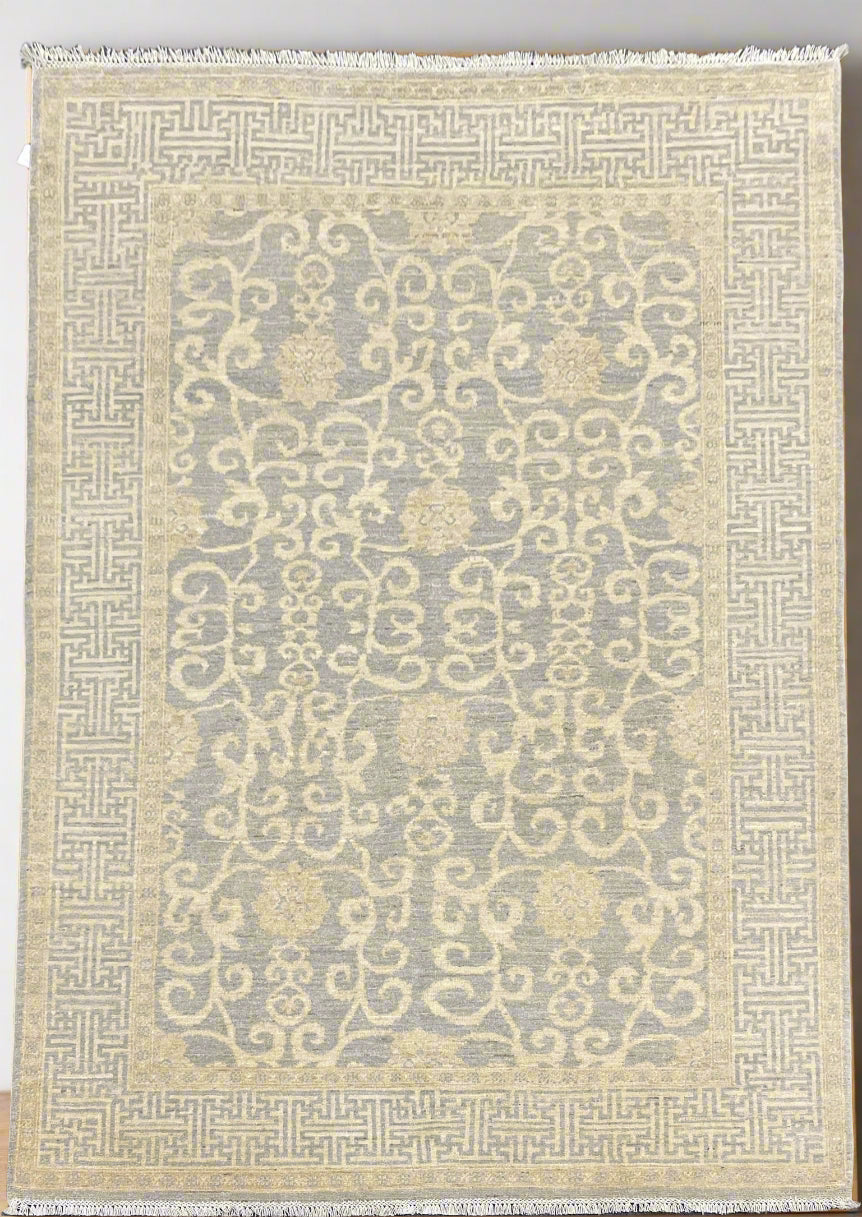 6X9 Chobi Ziegler Handmade Wool Rug # 14273