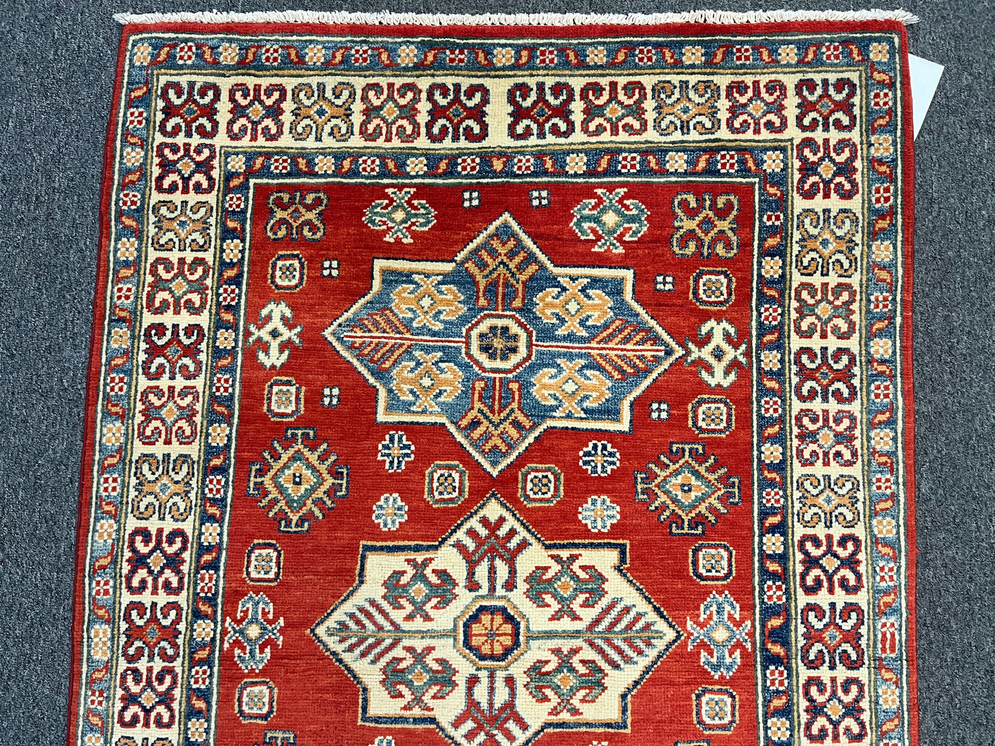 3X5 Kazak Tribal Handmade Wool Rug # 13872