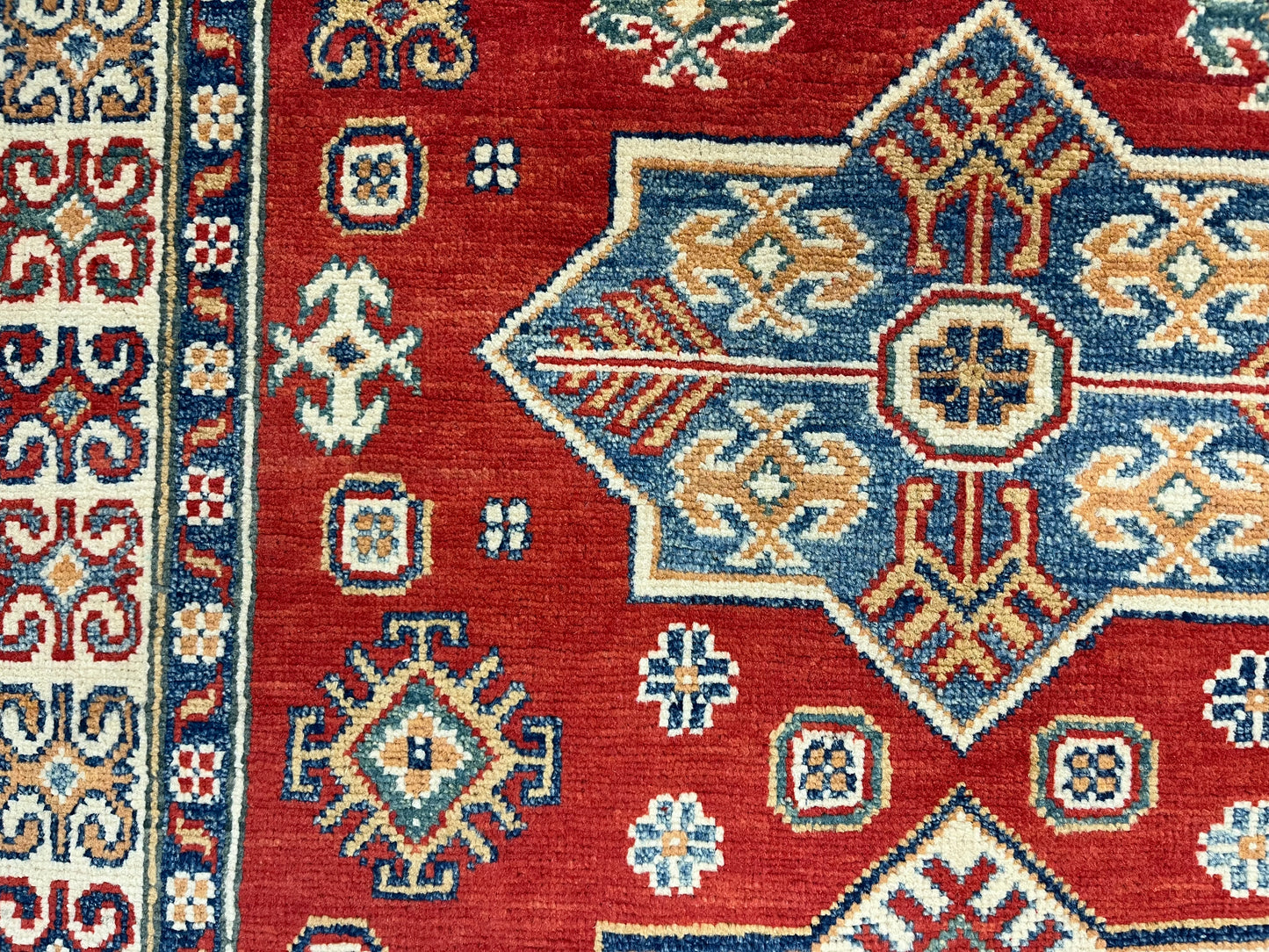 3X5 Kazak Tribal Handmade Wool Rug # 13872