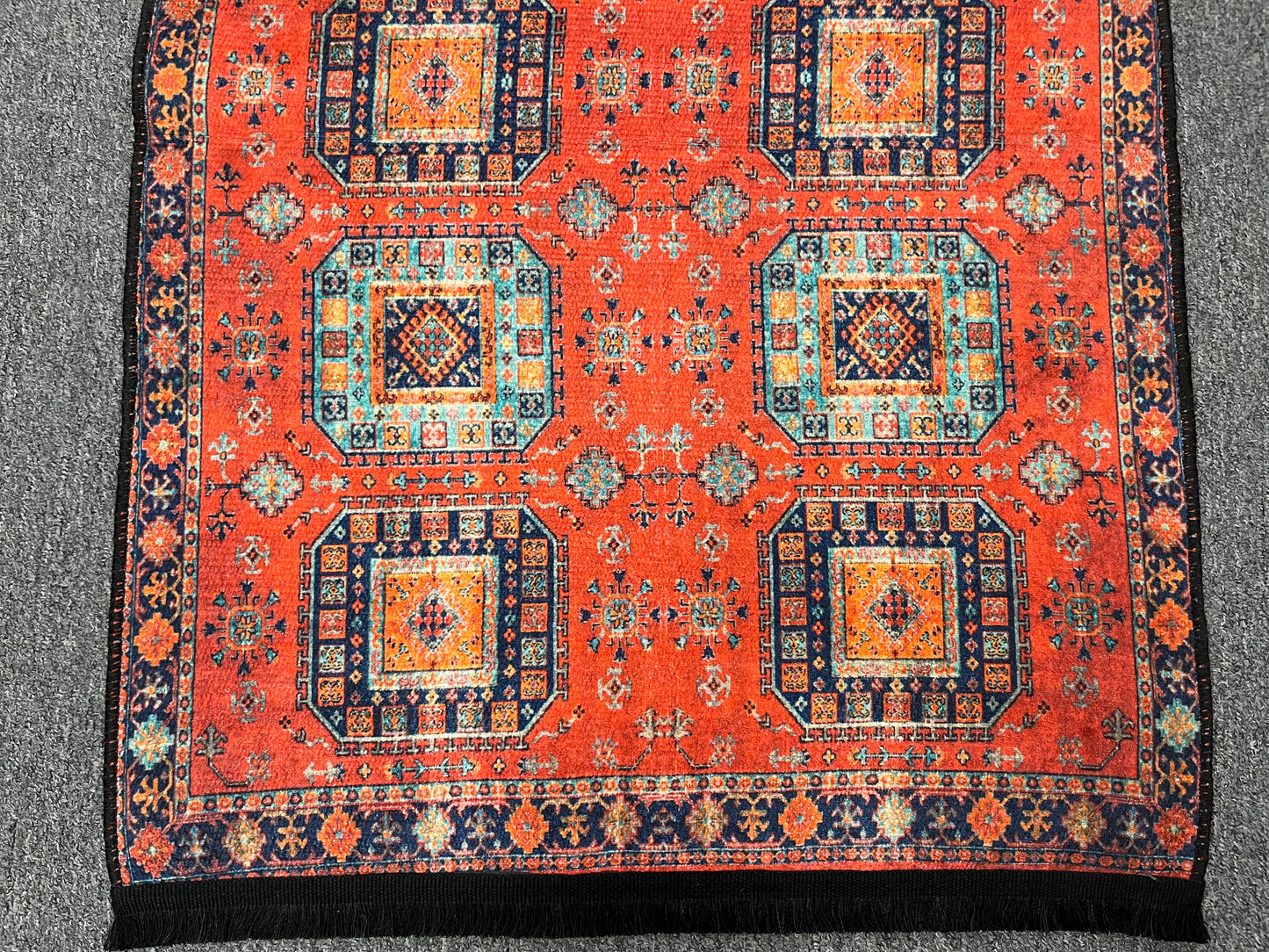 3X4 Geometric Machine Washable Area Rug